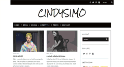 Desktop Screenshot of cindysimo.com