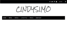 Tablet Screenshot of cindysimo.com